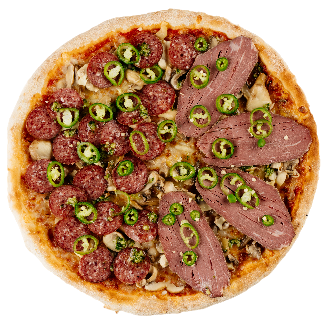 Pizza Sudžuk Pikant